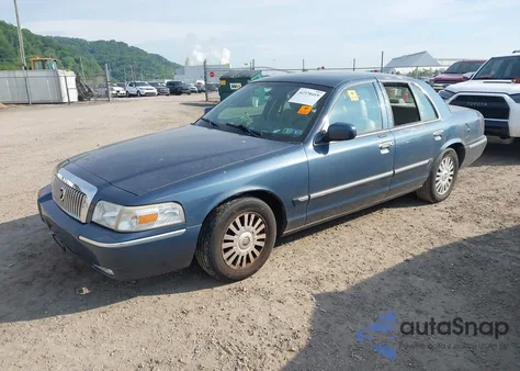 2007 Mercury Grand Marquis Ls from USA, damaged, VIN 2MEFM75V77X637537